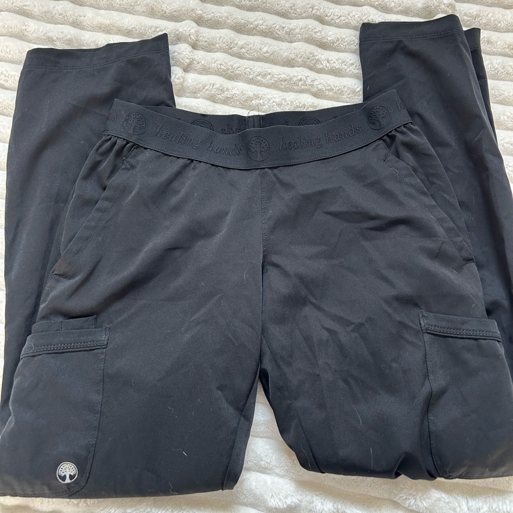 Black HH WORKS Scrub Pants